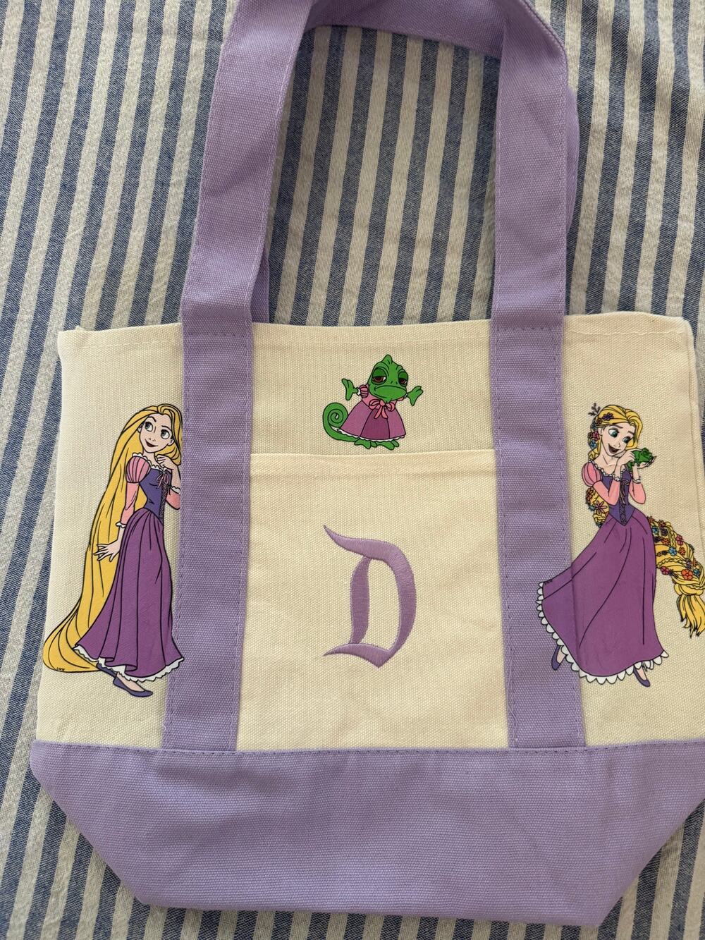 Disney Rapunzel Pascal Custom Made Disneyland D Mini Tote